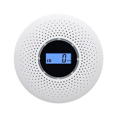 كاشف الدخان وثاني أكسيد الكربون مجتمعين 2 في 1 مع شاشة LCD
